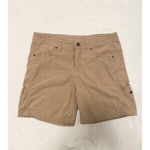 Kuhl Hiking Shorts Womens 10 Khaki Beige Tan Active Outdoor